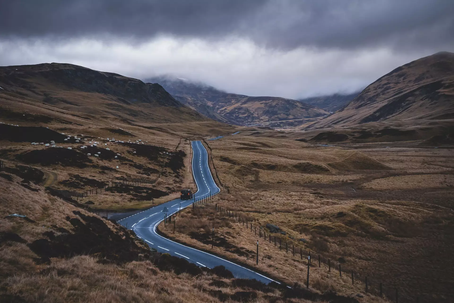 Ride in Scottish Highlands